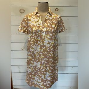 Draper James Collared Linen Shift Dress